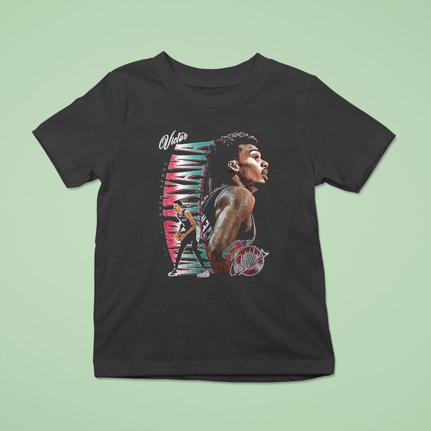 San Antonio Spurs Victor Wembanyama Graphic Vintage Signature Shirt