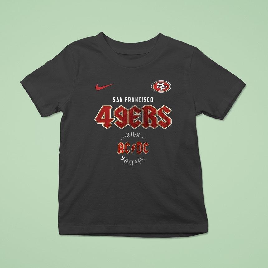 San Francisco 49ers Ac Dc Highway To Hell Go Niners Graphic Shirt