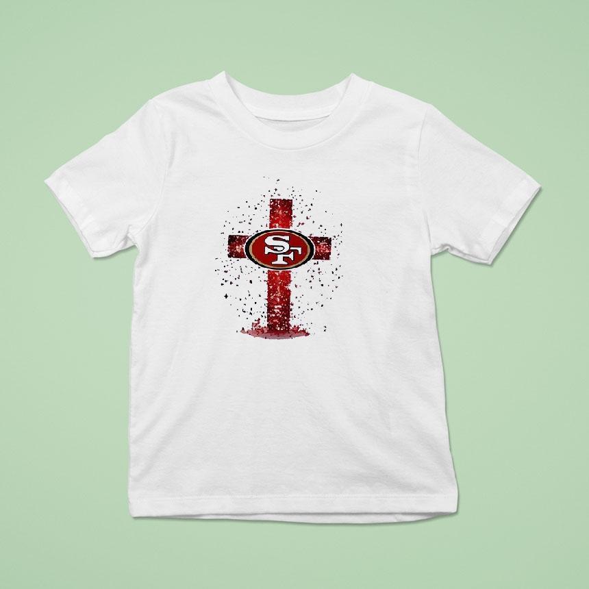 San Francisco 49ers I Can Do All Things Through Chris Cross Shirt