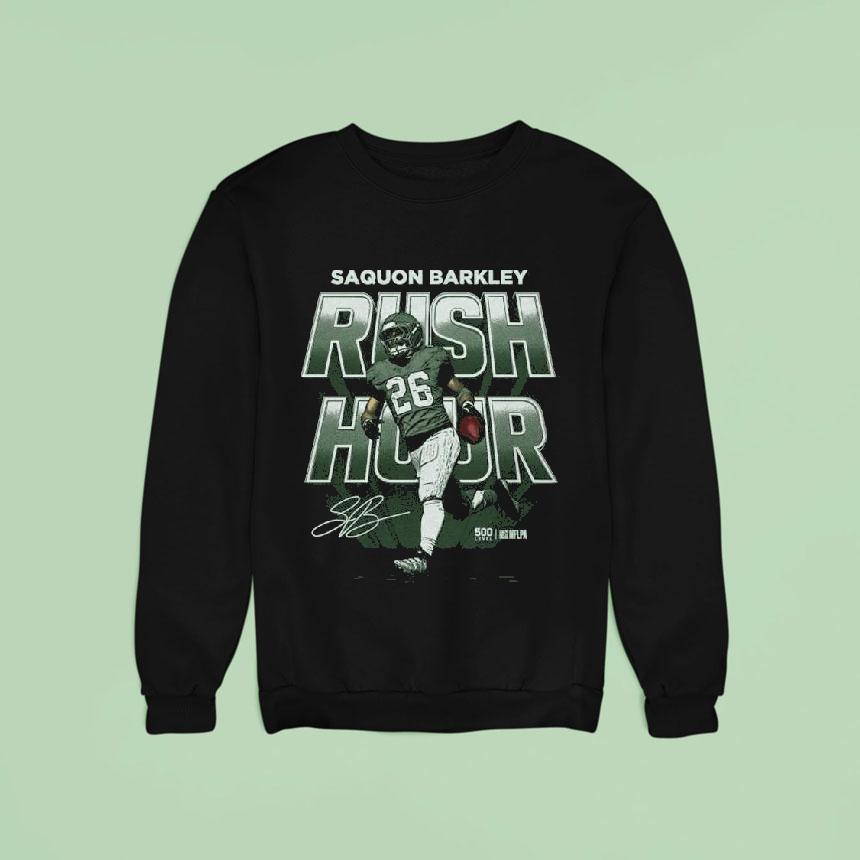 Saquon Barkley Philadelphia Rush Hour Signature Shirt Saquon Barkley Philadelphia Rush Hour Signature Shirt
