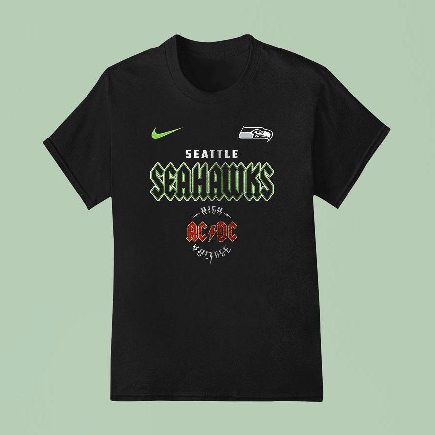 Seattle Seahawks Ac Dc Highway To Hell Go Seahawks Graphic Shirt