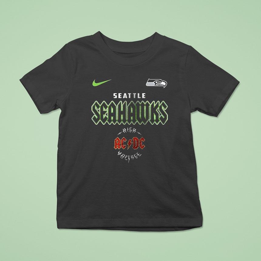 Seattle Seahawks Ac Dc Highway To Hell Go Seahawks Graphic Shirt
