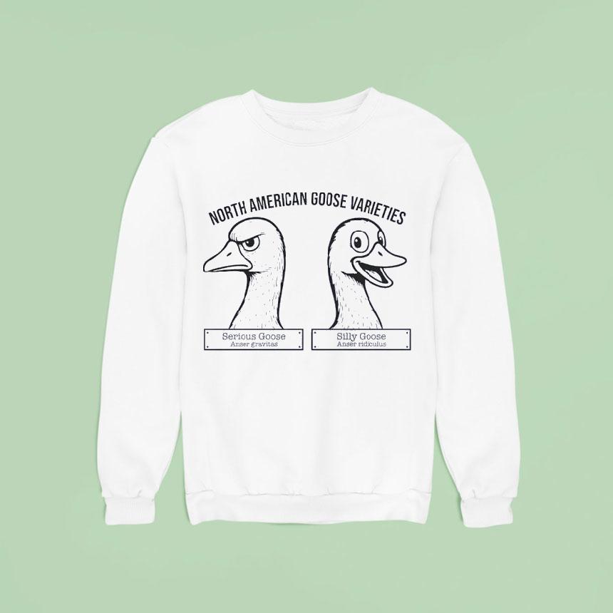 Serious Goose Anser Gravitas Silly Goose Anser Ridiculus North American Goose Varieties Shirt Serious Goose Anser Gravitas Silly Goose Anser Ridiculus North American Goose Varieties Shirt