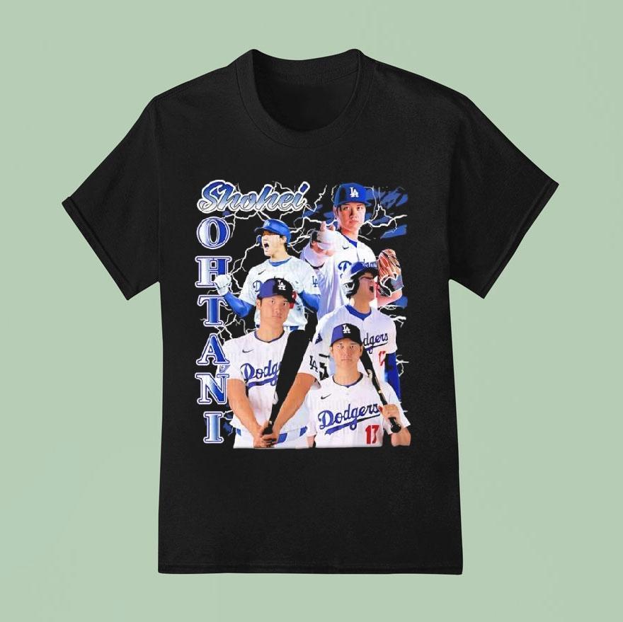 Shohei Ohtani In A Los Angeles Dodgers Players Graphic Shirt