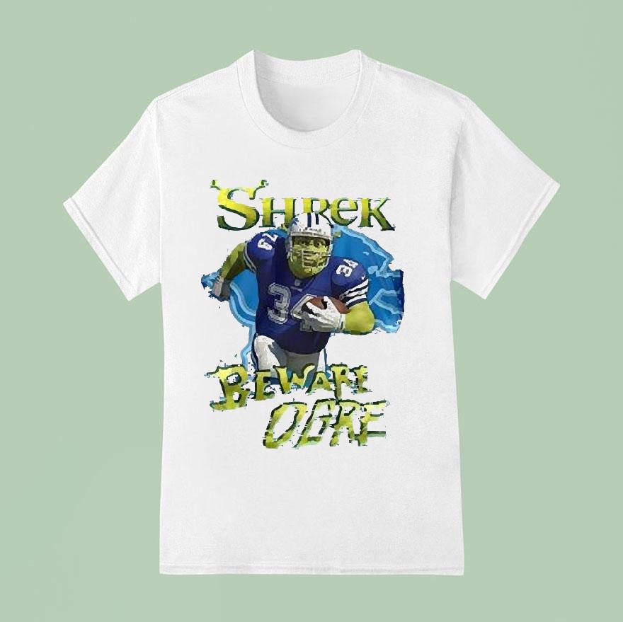 Shrek Detroit Lions Nfl Beware Ogre Shirt