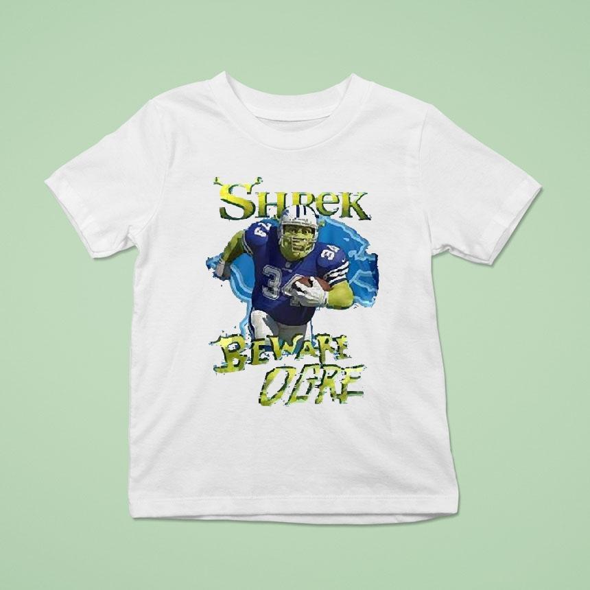 Shrek Detroit Lions Nfl Beware Ogre Shirt