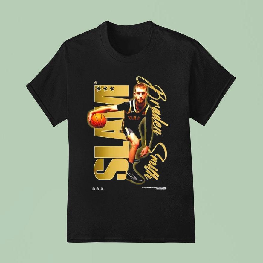 Slam Braden Smith Script Remix Purdue Graphic Shirt