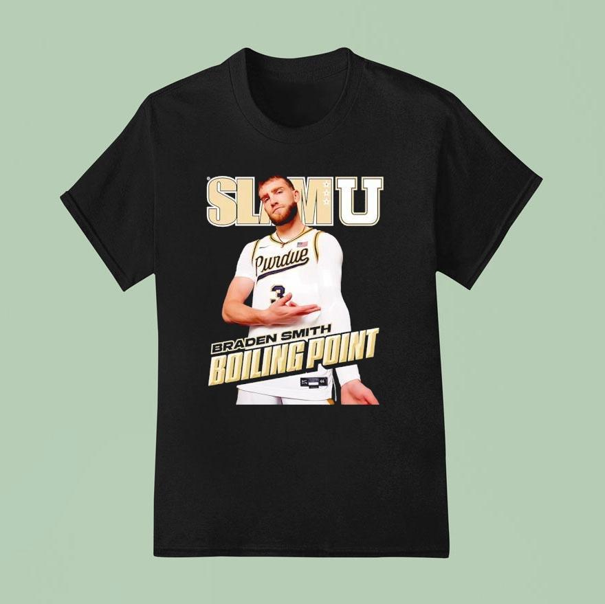 Slamu Braden Smith Boiling Point Purdue Boilermakers Basketball Shirt