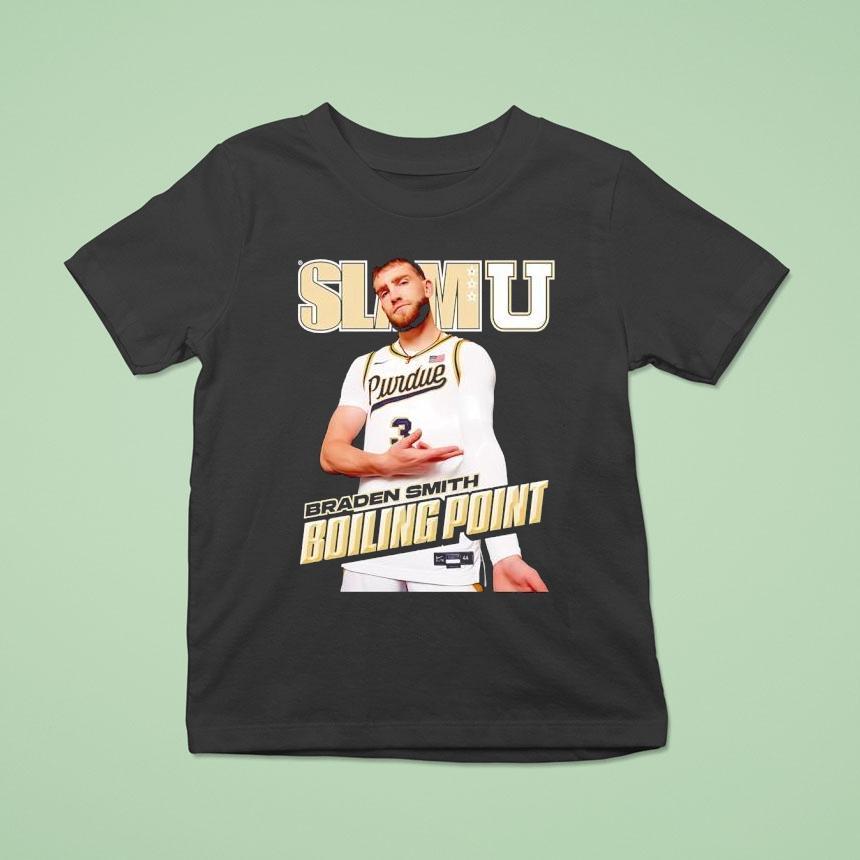 Slamu Braden Smith Boiling Point Purdue Boilermakers Basketball Shirt