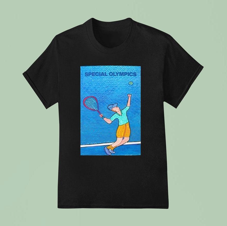 Special Olympics Tennis Player Shirt