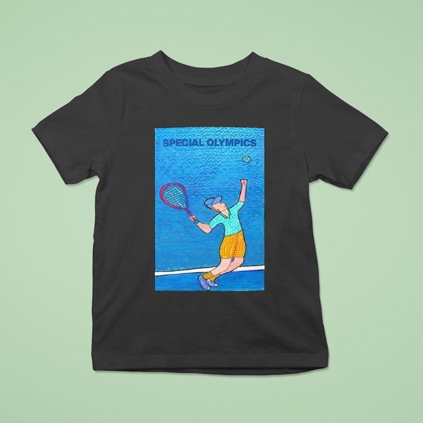 Special Olympics Tennis Player Shirt