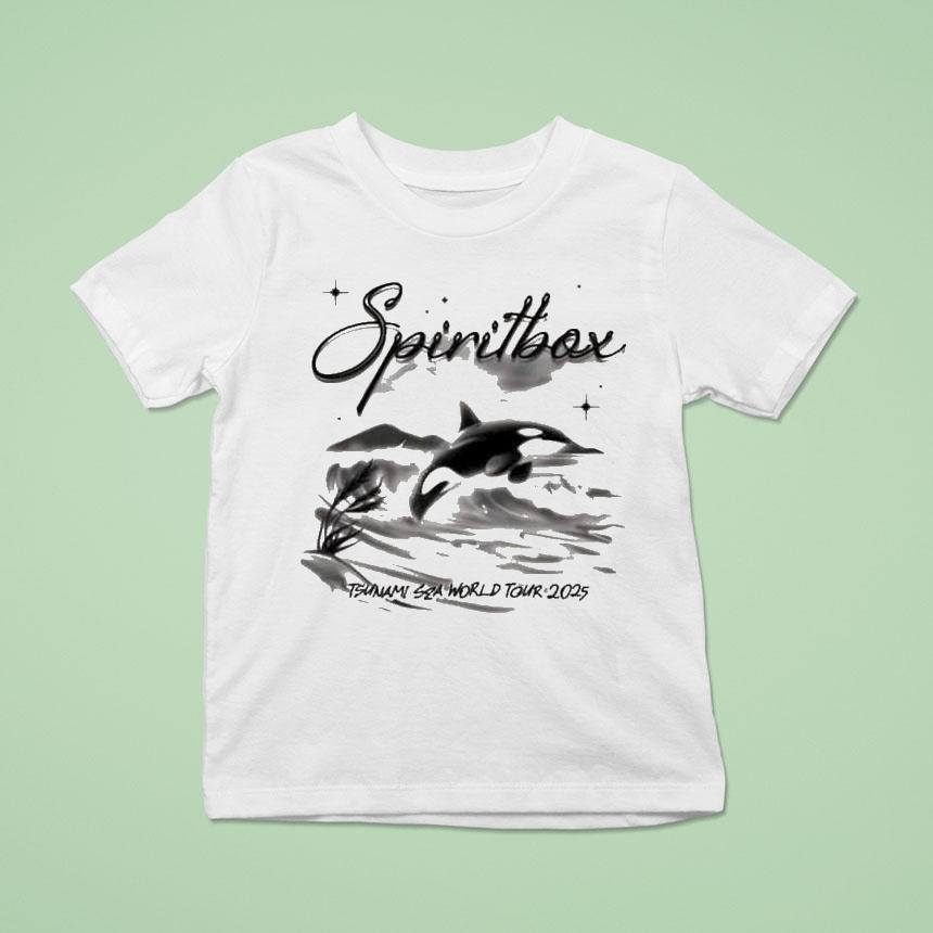 Spiritbox Tsunami Sea World Tour 2025 Orca Whale Shirt