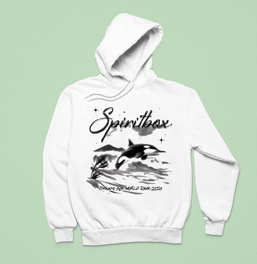 Spiritbox Tsunami Sea World Tour 2025 Orca Whale Shirt Spiritbox Tsunami Sea World Tour 2025 Orca Whale Shirt