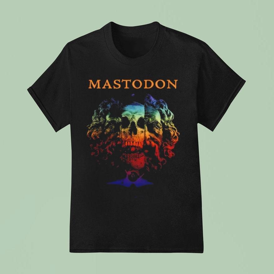 Split Zeus Mastodon Skull Shirt