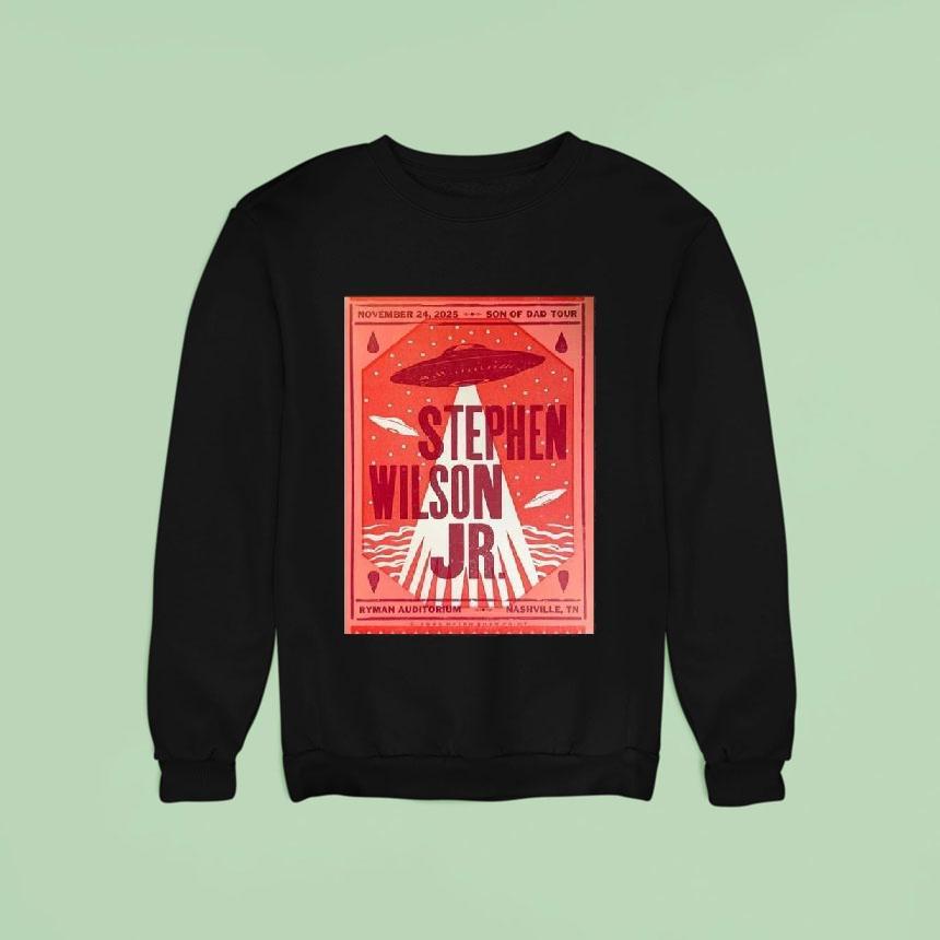 Stephen Wilson Jr. Ryman Auditorium November 24 2025 Concert Shirt Stephen Wilson Jr. Ryman Auditorium November 24 2025 Concert Shirt