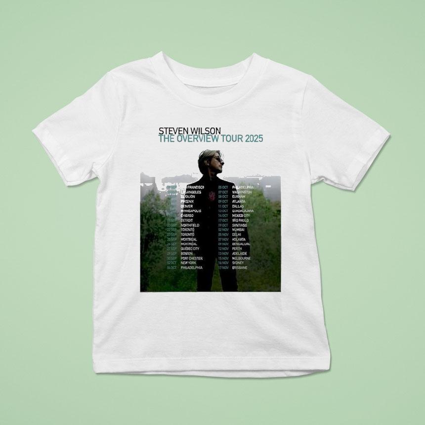 Steven Wilson The Overview Tour 2025 Dates In San Francisco Us On September 9th 2025 Shirt