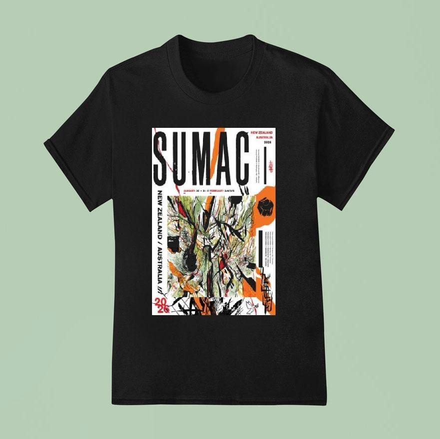 Sumac Band New Zealand And Australia Tour 2026 Shirt