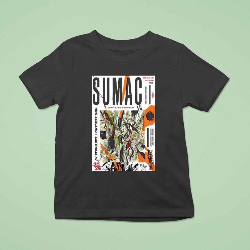 Sumac Band New Zealand And Australia Tour 2026 Shirt