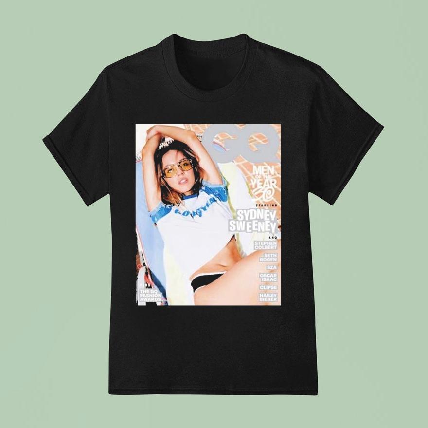 Sydney Sweeney Men Of The Year 30 The Gq Fashion Awards Shirt