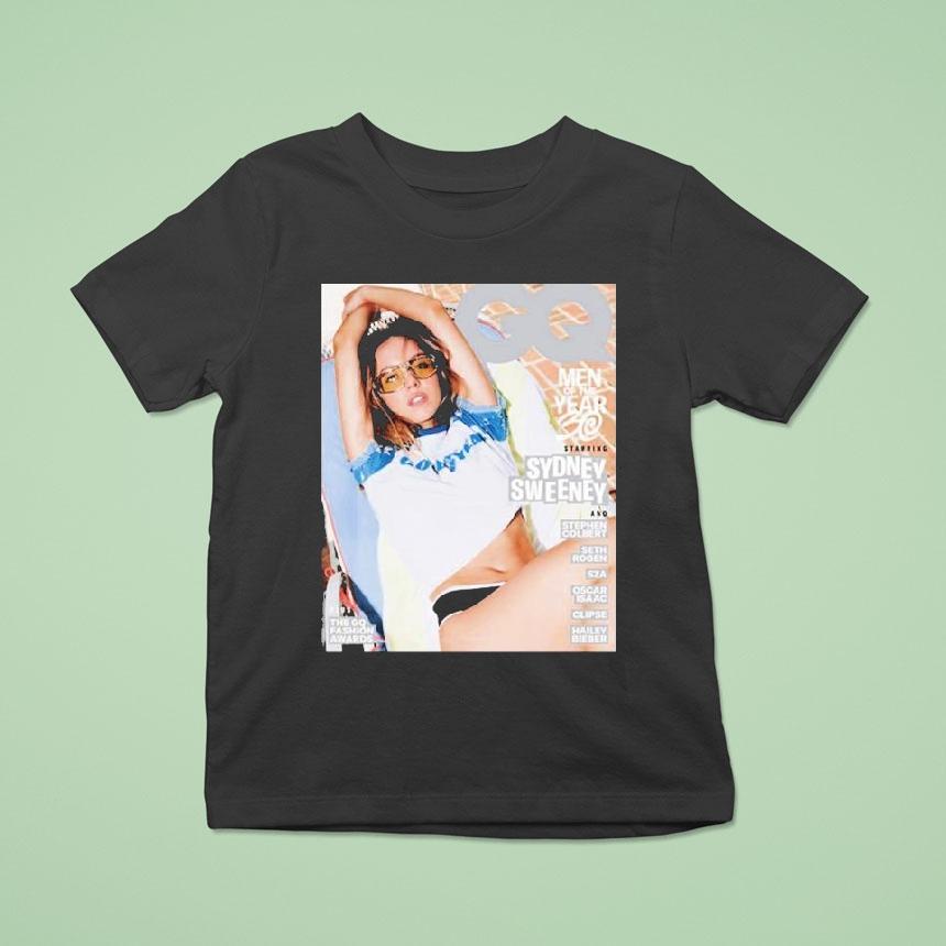 Sydney Sweeney Men Of The Year 30 The Gq Fashion Awards Shirt