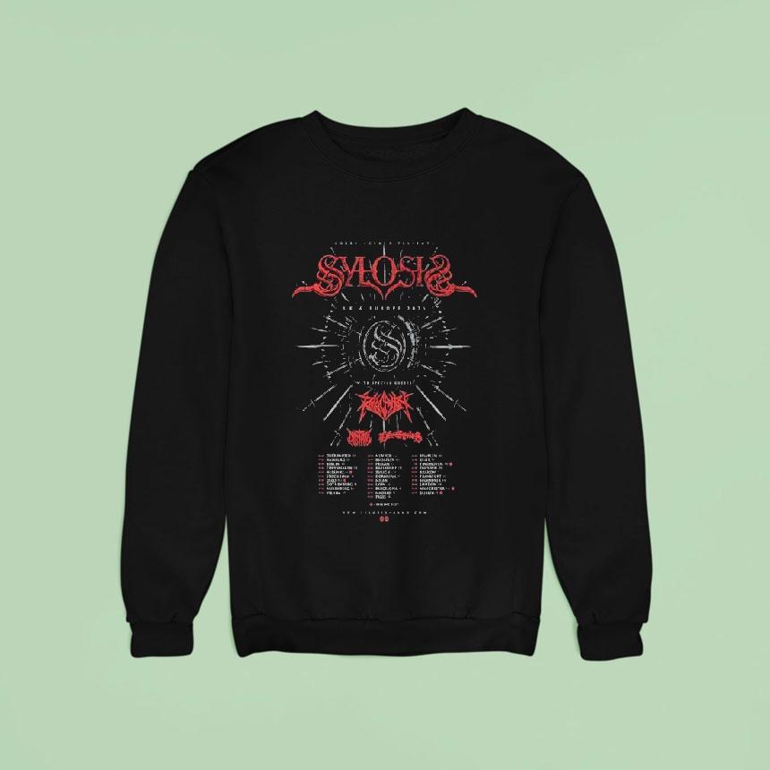 Sylosis Uk Europe Tour 2026 Dates Shirt Sylosis Uk Europe Tour 2026 Dates Shirt