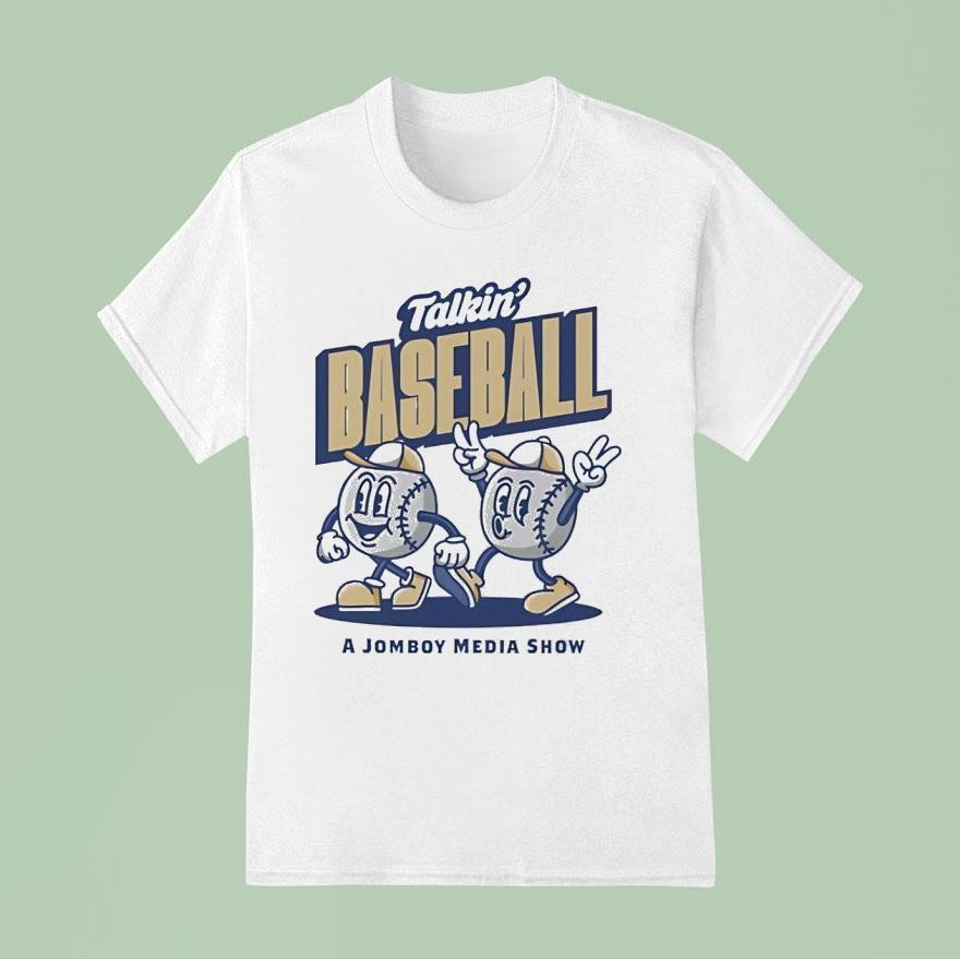 Talkin’ Yanks A Tomboy Media Show Baseball V Sign Hands Cartoons Shirt