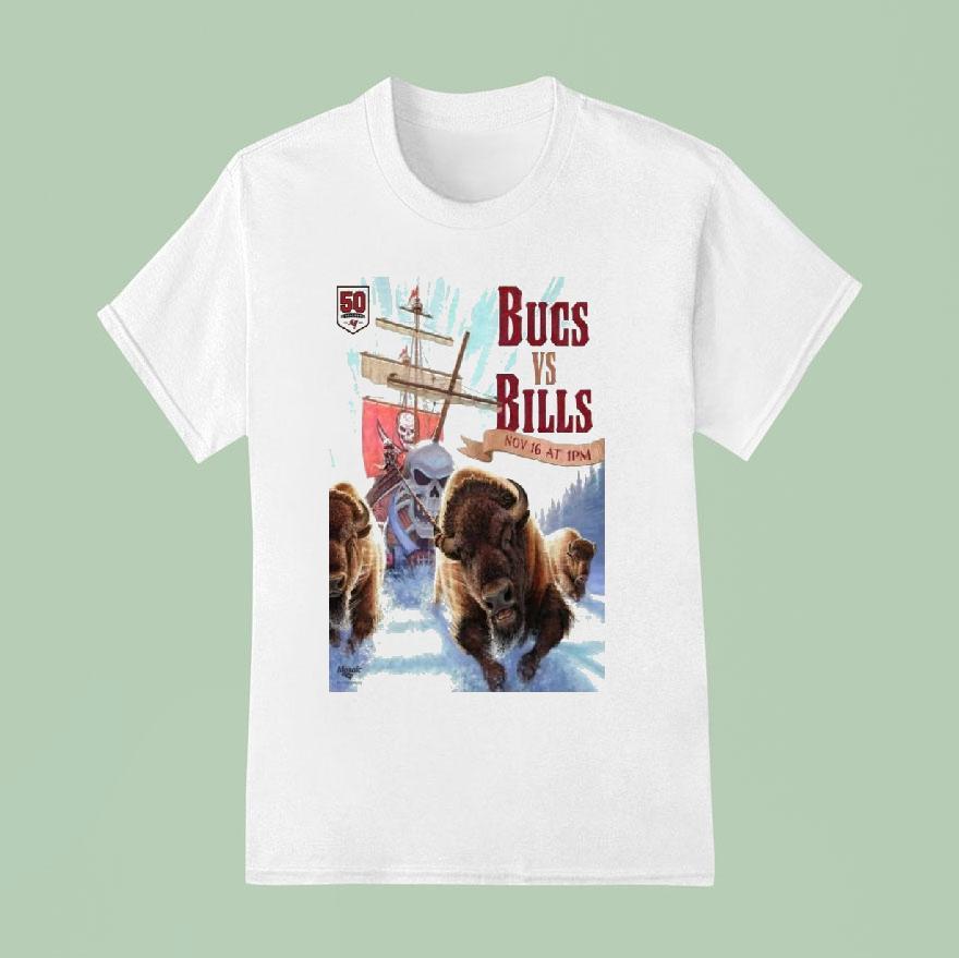 Tampa Bay Buccaneers X Buffalo Bills Highmark Stadium Nov 16 2025 Shirt
