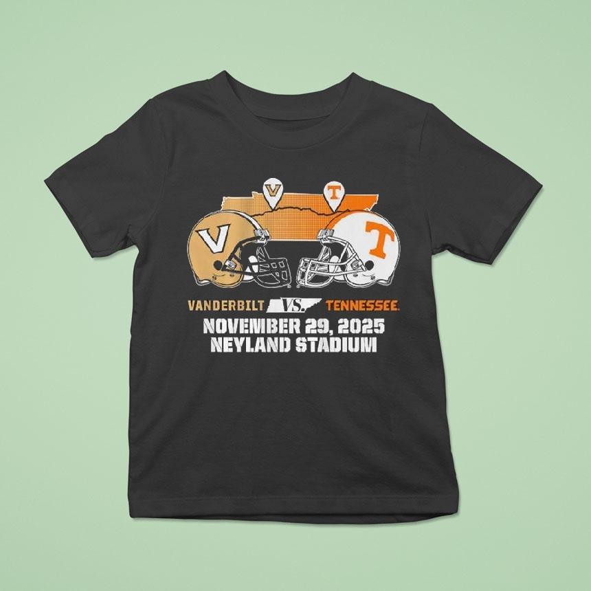 Tennessee Volunrs Vs Vanderbilt Commodores November 29, 2025 Neyland Stadium 2025 Matchup Shirt