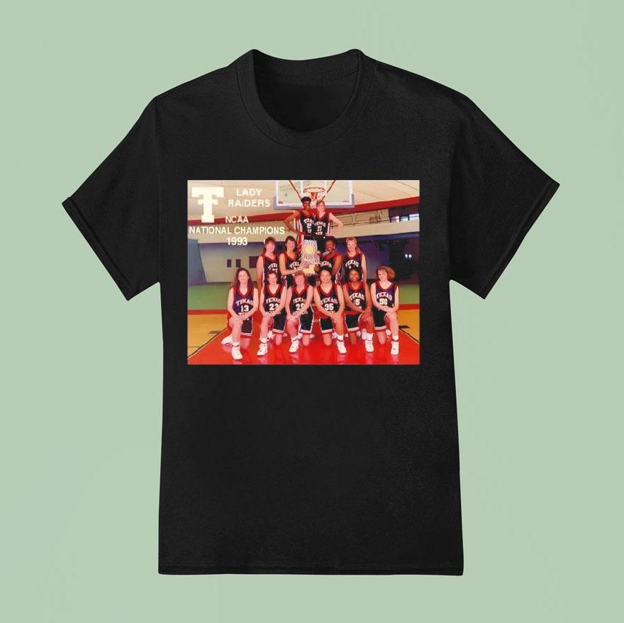 Texas Tech Lady Raiders National Champions 1993 Shirt
