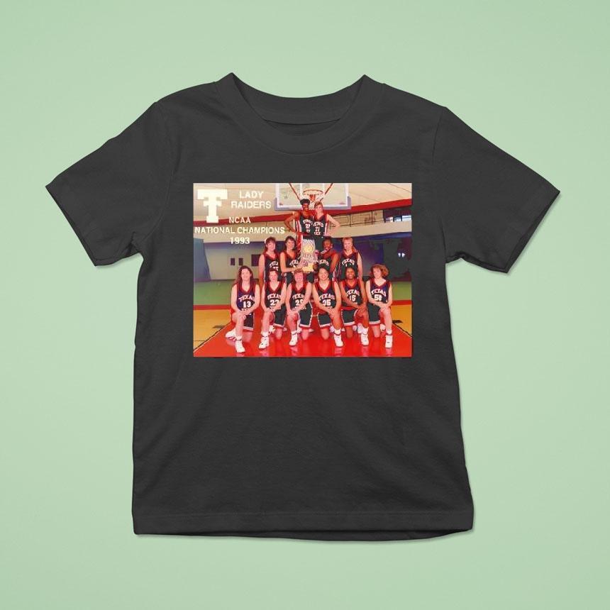 Texas Tech Lady Raiders National Champions 1993 Shirt