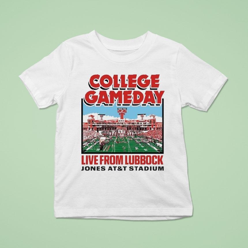Texas Tech Red Raiders College Gameday Live From Lubbock 2025 Shirt