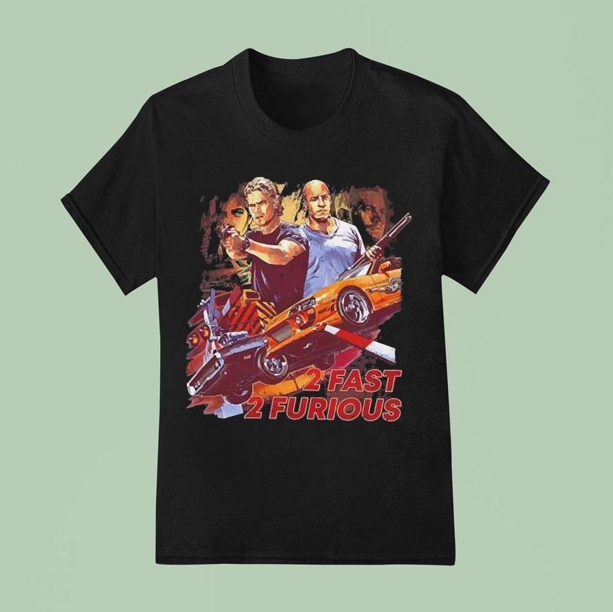 The 2 Fast 2 Furious Paul Walker Dom Toretto Vintage Inspired Shirt