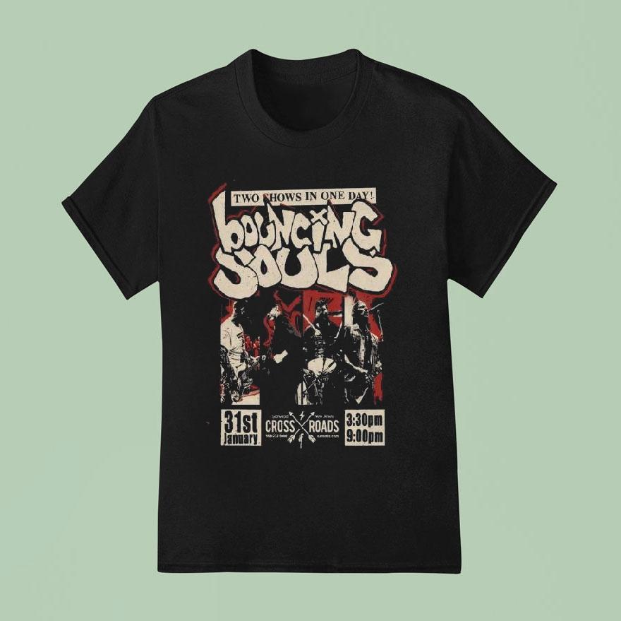 The Bouncing Souls Jan 31 2026 Crossroads In Garwood Nj Shirt