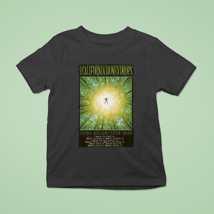 The California Honeydrops Shine Delight Tour March 2026 Shirt