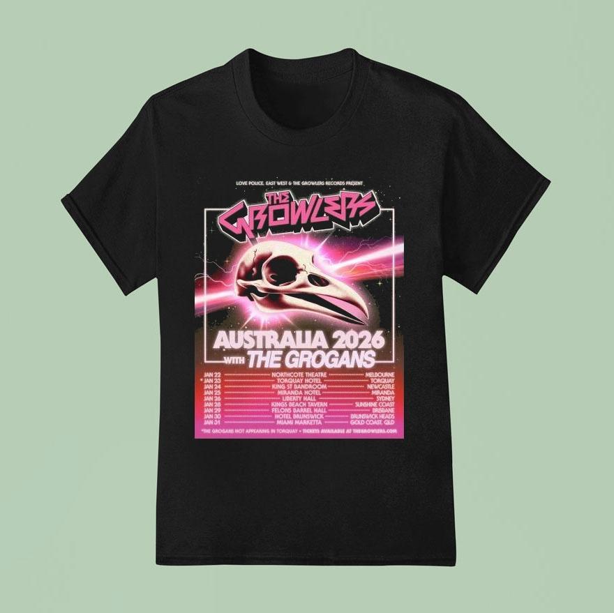 The Growlers Australia Tour 2026 Dates Shirt