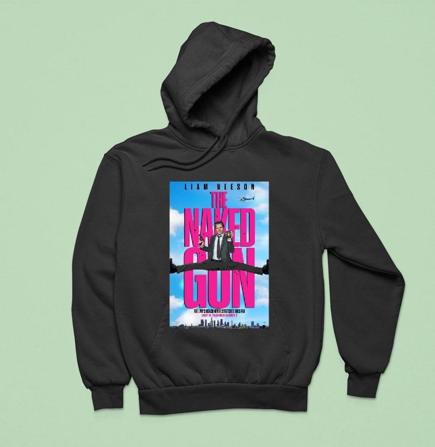 The Naked Gun Reboot The Laws Reach Never Stretched This Fair In Theaters On August 1 2025 Shirt The Naked Gun Reboot The Laws Reach Never Stretched This Fair In Theaters On August 1 2025 Shirt