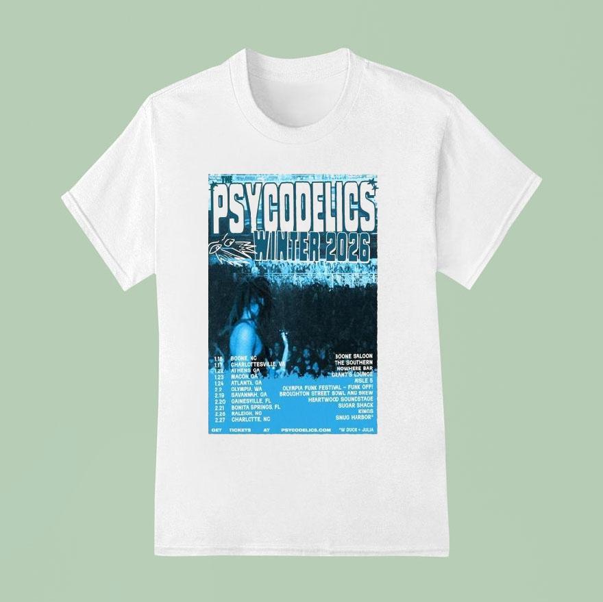 The Psycodelics Winter Tour 2026 Dates Shirt