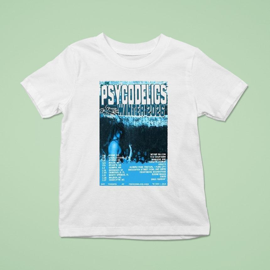 The Psycodelics Winter Tour 2026 Dates Shirt