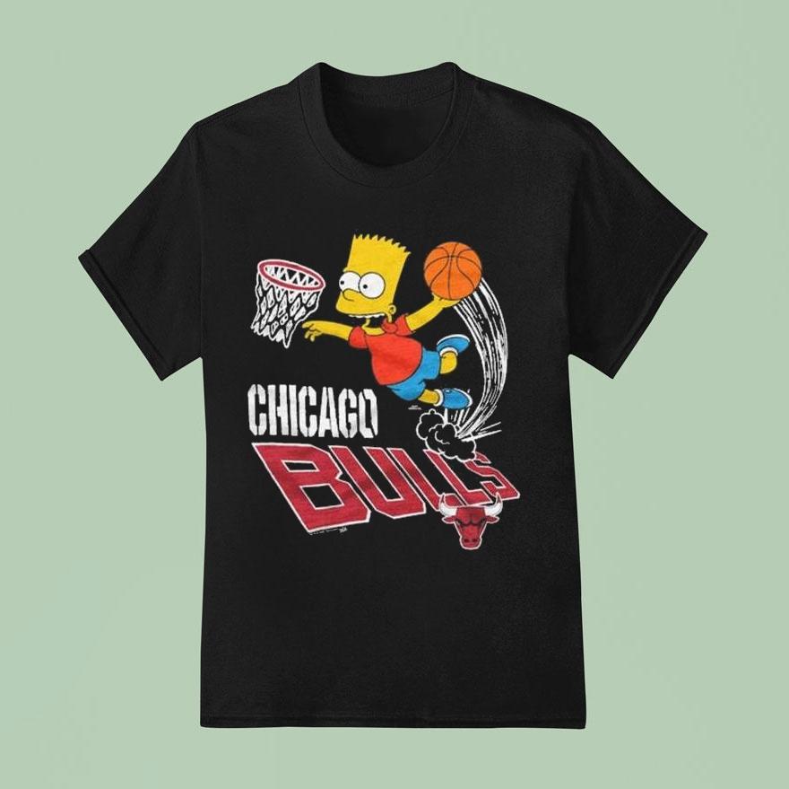 The Simpsons Bart X Chicago Bulls Shirt