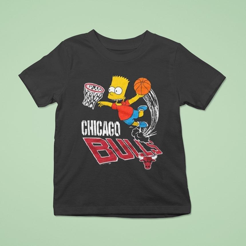 The Simpsons Bart X Chicago Bulls Shirt