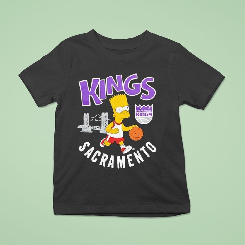 The Simpsons Bart X Sacramento Kings Shirt