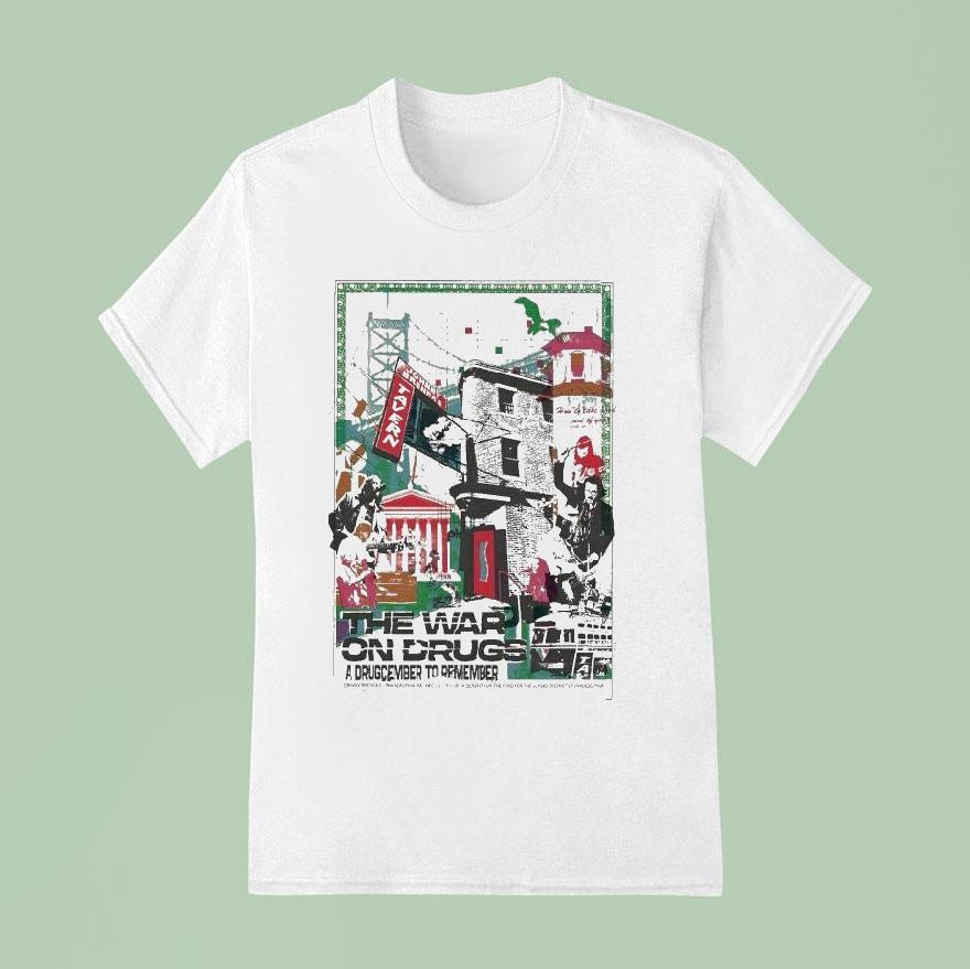 The War On Drugs 12 18-12 20 2025 Philadelphia Pa Shirt