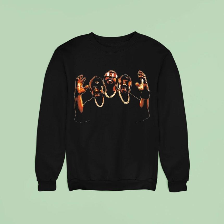 Three Mafia 6 Juicy J Head On Swivel Shirt Three Mafia 6 Juicy J Head On Swivel Shirt