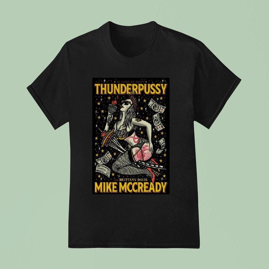 Thunderpussy X Mike Mccready Seattle Washington December 11 2025 Shirt