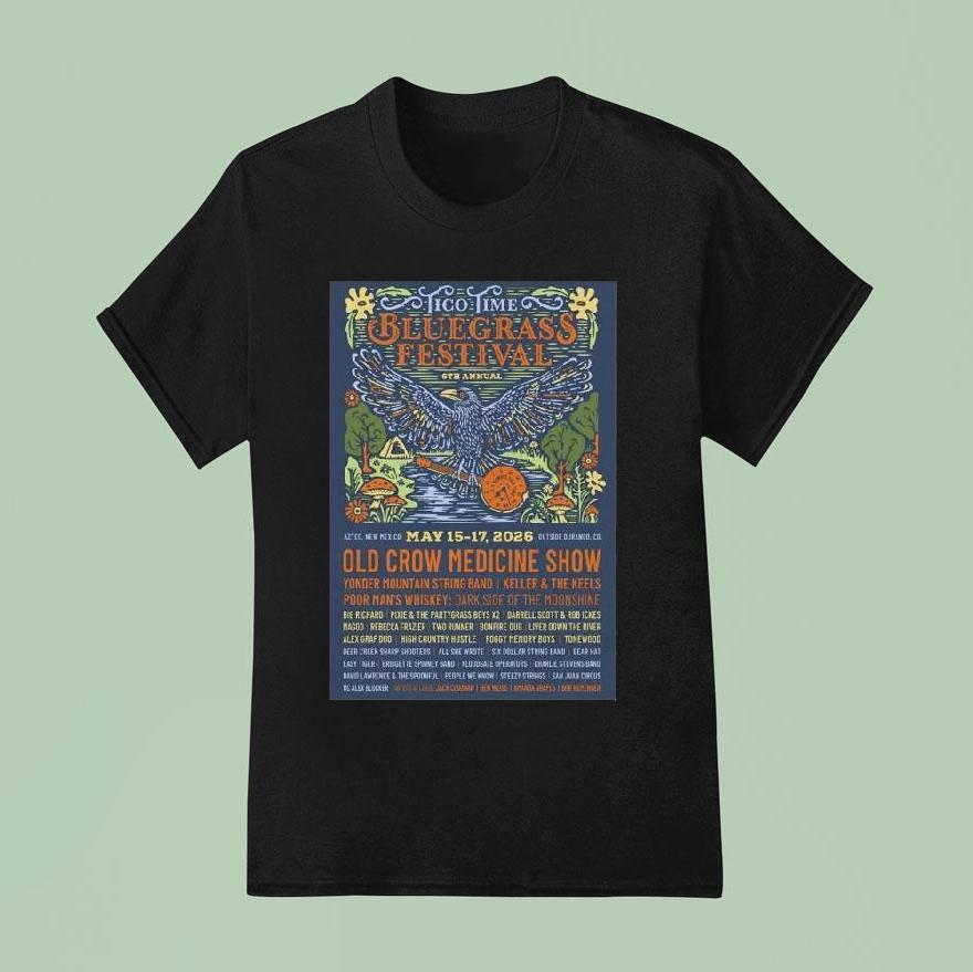 Tico Time Bluegrass Festival May 15-17 2026 Aztec, New Mexico Shirt