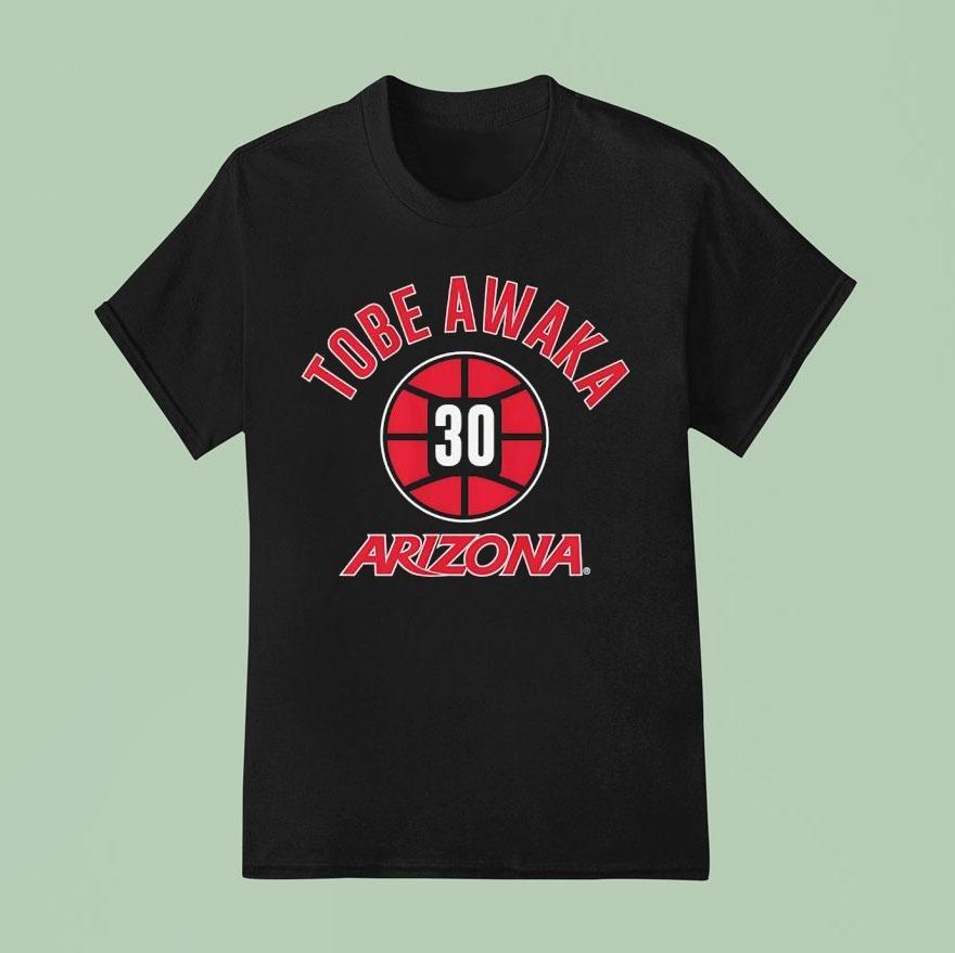 Tobe Awaka 30 Arizona Wildcats Basketball Shirt
