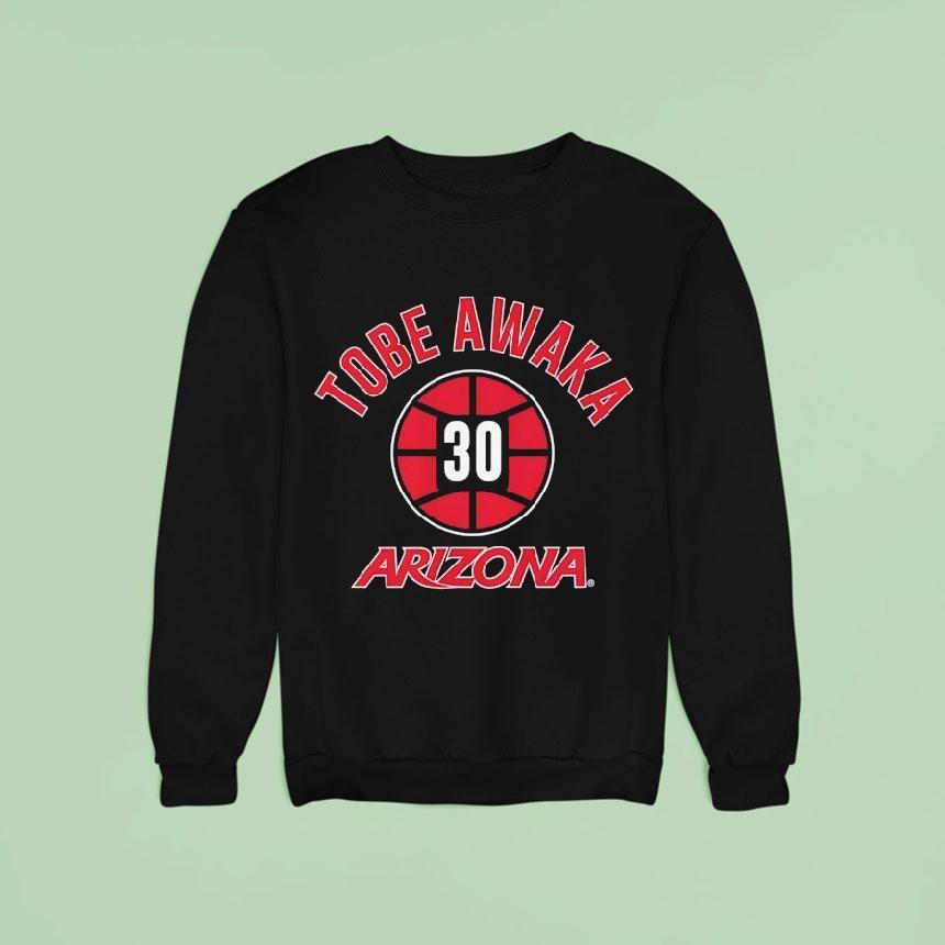 Tobe Awaka 30 Arizona Wildcats Basketball Shirt Tobe Awaka 30 Arizona Wildcats Basketball Shirt