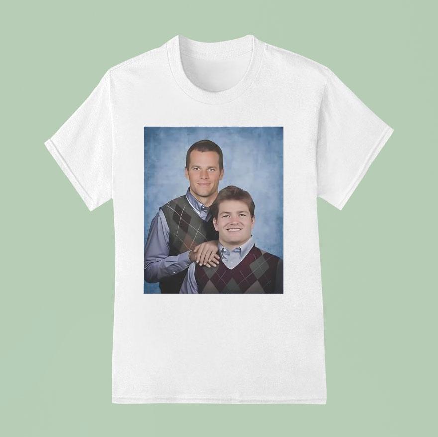Tom Brady Rookie Nfl Drake Maye Step Brothers Shirt