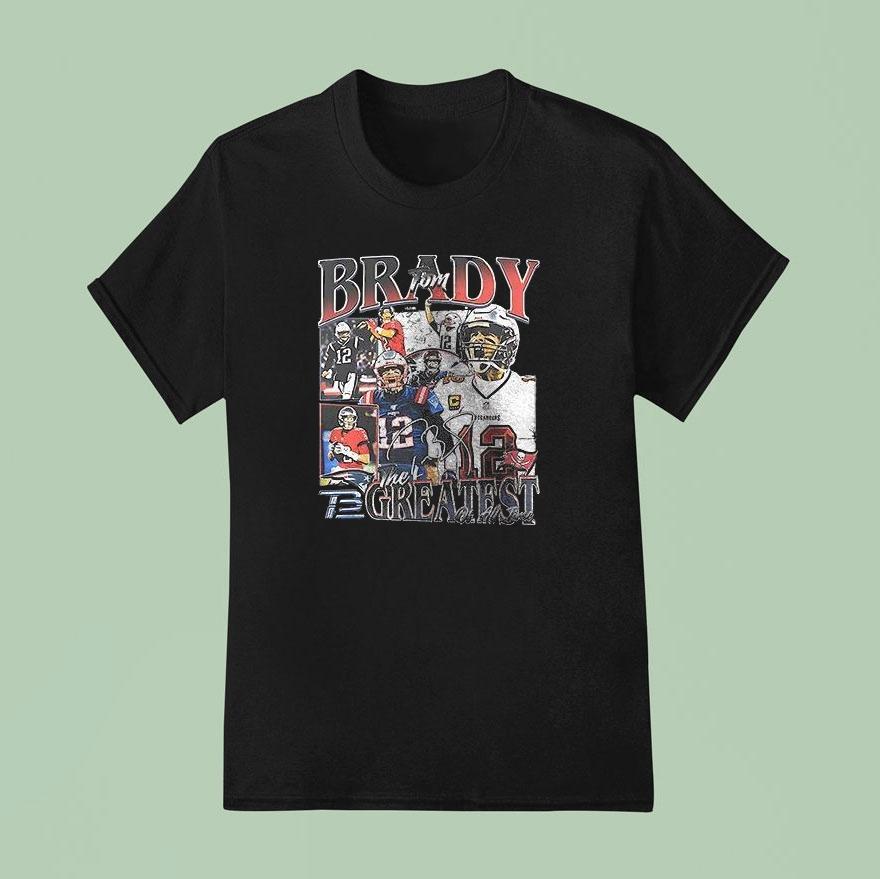 Tom Brady The Greatest Of All Time 7x Super Bowl Champion Graphic Signature Shirt