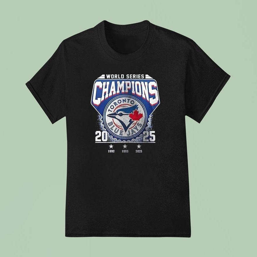 Toronto Blue Jays 2025 World Series Champions Name Roster Shirt